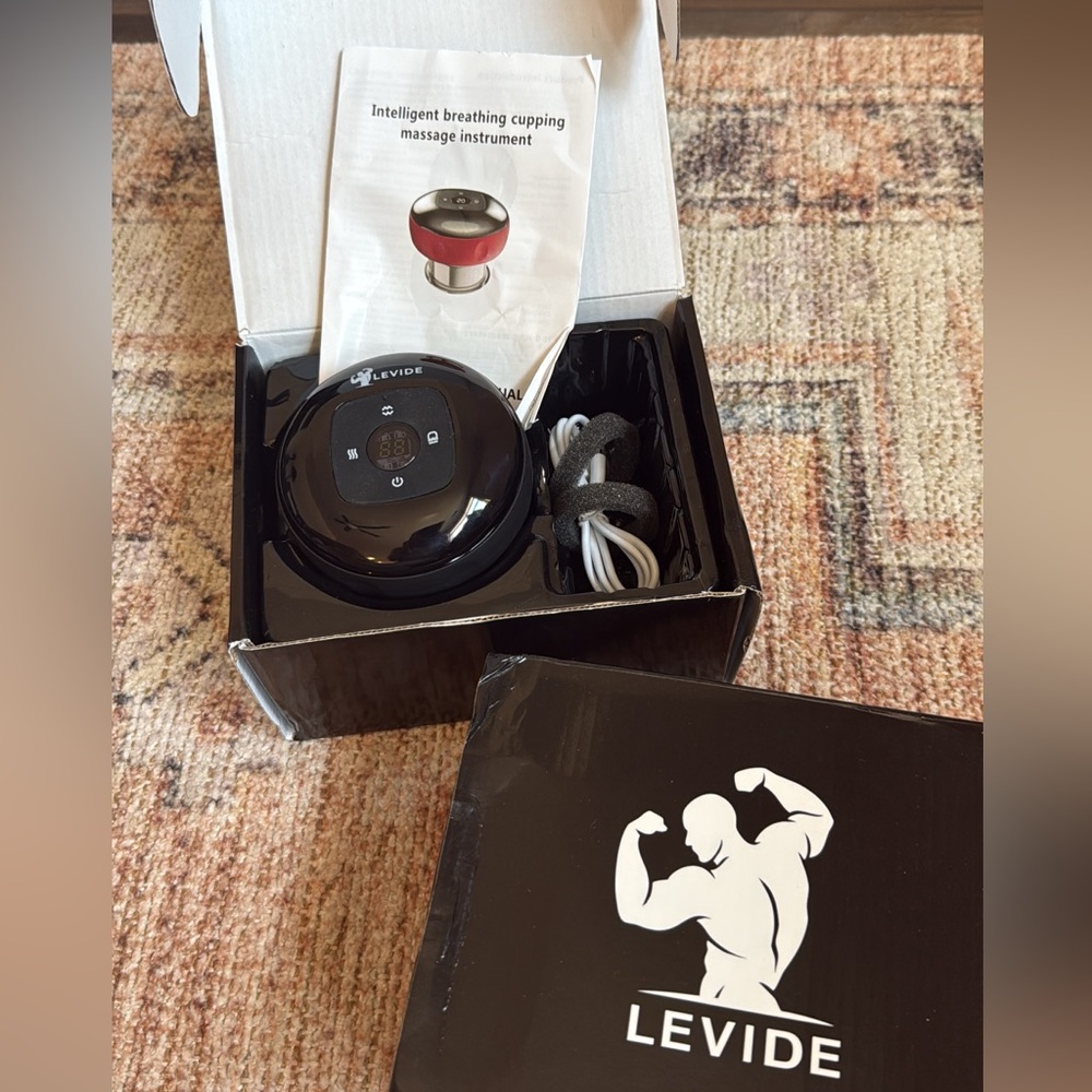 LEVIDE Electric Cupping Machine - Black (2 available)